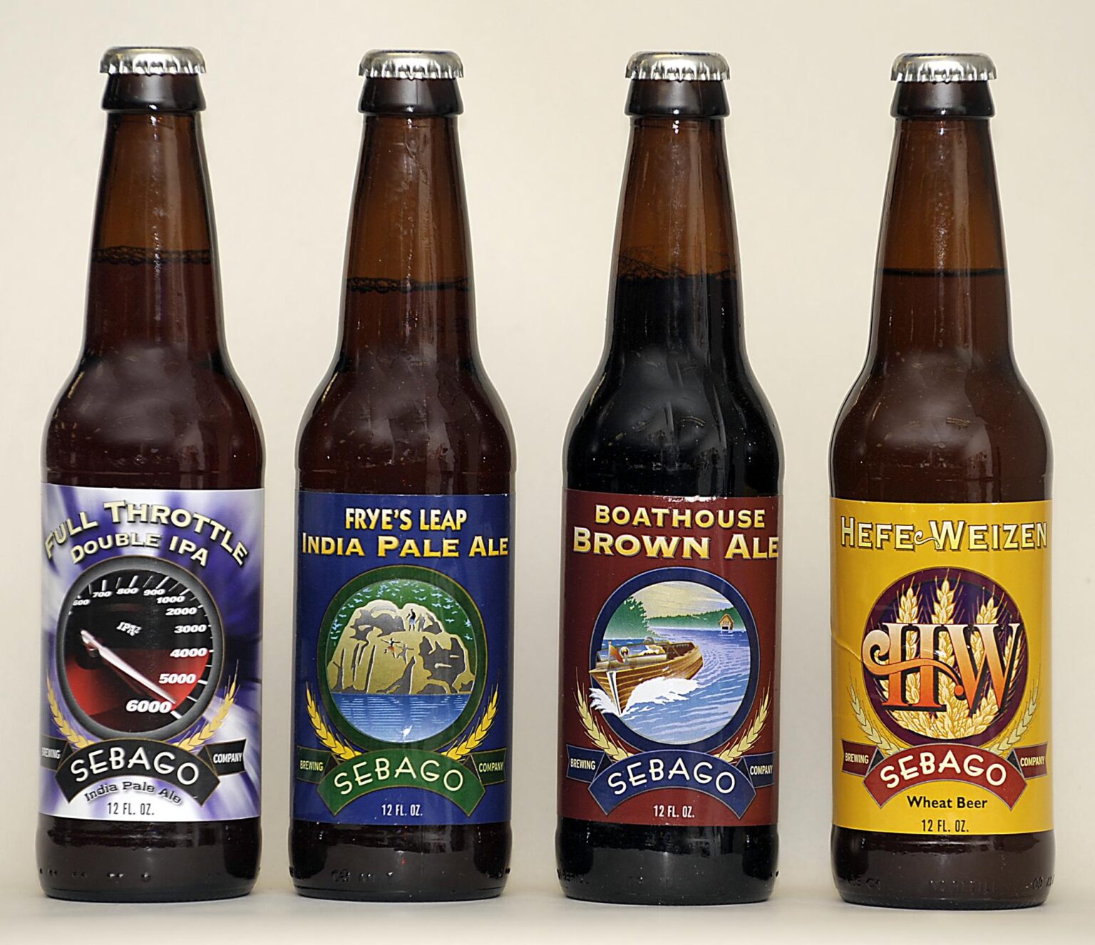 sebago old bottles - Sebago Brewing Company